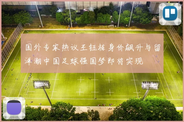 国外专家热议王钰栋身价飙升与留洋潮中国足球强国梦即将实现